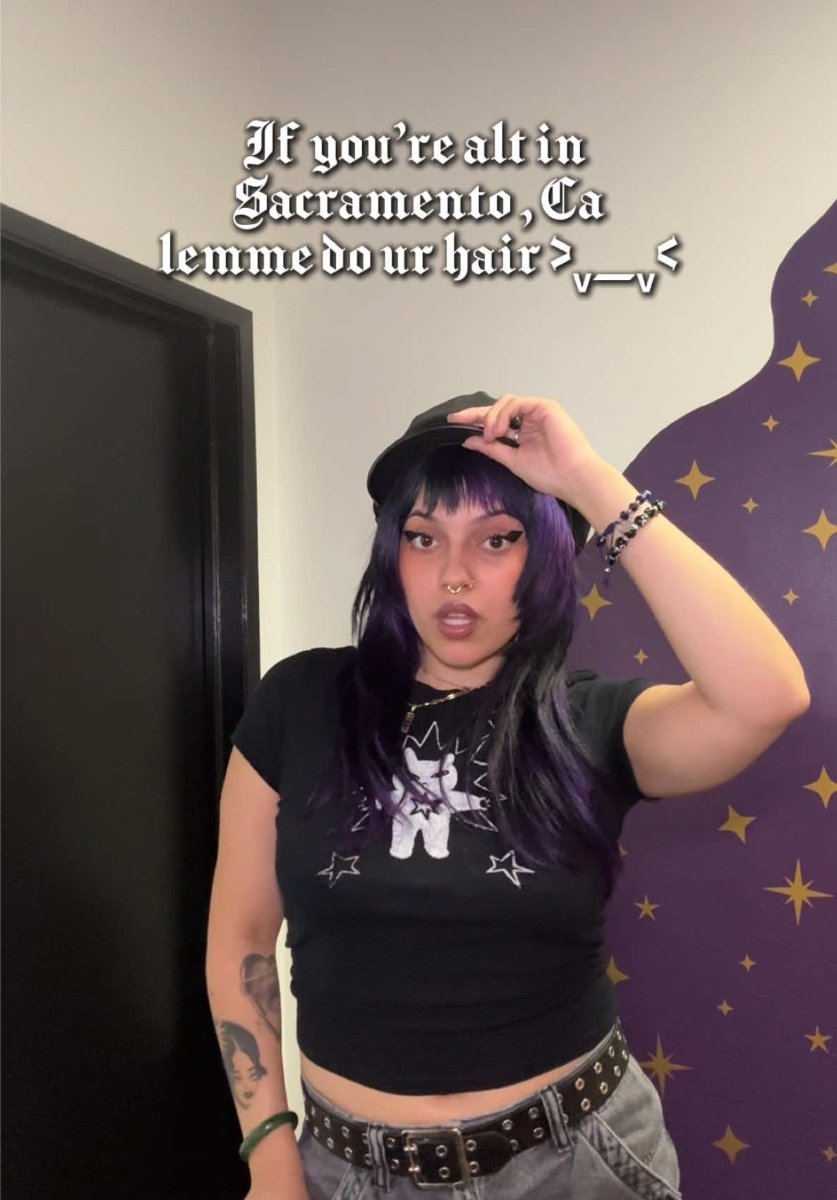 Lemme help you customize your character to your fullest alt baddie potential ⋆˚꩜｡ ★ Booking for September ★ Roseville: @Obsidian Hair Studio Tuesday/Wednesday  Midtown , Sacramento : @Coven Beauty Collective Thursday/Friday #sacramentoalthairstylist#sacramentoalthairstylisthair ##razorcut##sugaryrage 