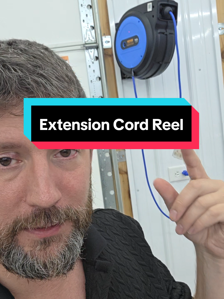 Keep power within easy reach with the VEVOR retractable extension cord reel. It features a lighted triple-tap outlet, circuit breaker, automatic retracting cord, and 180° swivel mounting bracket for convenient wall or ceiling installation in garages, workshops, and work areas. #ExtensionCordReel #RetractableCord #GarageTools #WorkshopTools #PowerTools 