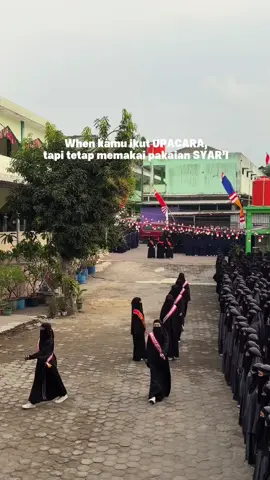 setelah lulus, masih seperti ini ga ya ayye ahahah semoga masih syar’i dan selalu dijaga oleh allah hehe aamiin😅#fy#upacara17agustus 