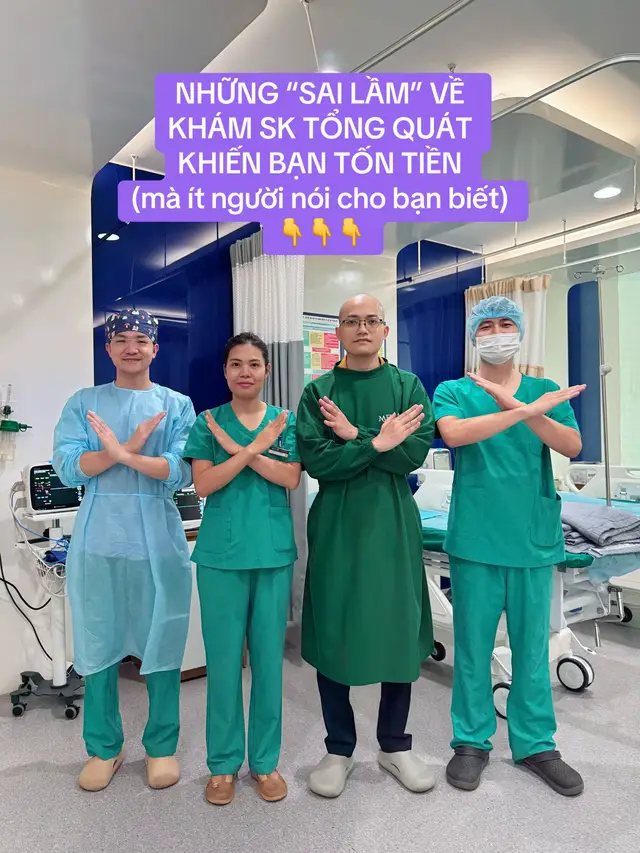 Nhiều bạn nghĩ: 1. Gói khám tổng quát càng đắt tiền thì càng tốt. 2. Đã khám tổng quát thì phải chụp chiếu toàn thân, kiểm tra càng nhiều xét nghiệm càng yên tâm. 3. Khám tổng quát một lần là có thể phát hiện hết tất cả các bệnh. 4. Không có triệu chứng thì không cần khám… Thực tế không hoàn toàn như vậy. Mục tiêu của khám sức khỏe tổng quát là đánh giá sức khỏe tổng thể, sàng lọc những vấn đề thường gặp và những bệnh có nguy cơ dựa trên tuổi, giới tính, tiền sử gia đình và các yếu tố nguy cơ của từng người. Sau đó, nếu phát hiện bất thường ở đâu, bác sĩ mới tiếp tục làm các thăm dò chuyên sâu hơn để tìm nguyên nhân, và đưa ra phương án xử lý sớm.  👉 Làm như vậy vừa khoa học, vừa tránh được những xét nghiệm không cần thiết, giảm chi phí và hạn chế tình trạng “thấy gì cũng kiểm tra”. Ví dụ thường gặp: 1. Xét nghiệm máu kiểm tra HP: Không thực sự cần thiết vì 70-80% người dân Việt Nam nhiễm HP. Tỷ lệ cao nên xét nghiệm này hầu như không có vai trò gì nhiều vì hầu hết mọi người đều nhiễm. Cho dù kết quả dương tính cũng không quyết định việc có nên điều trị HP hay không? Cần phải xem có triệu chứng dạ dày, nội soi dạ dày xem có tổn thương gì bên trong không, tiền sử gia đình ung thư dạ dày không mới đưa ra kết luận nên đtri HP hay không. 2. Chụp CT toàn thân: Rất nguy hại do lượng tia X lớn không có lợi cho sức khỏe mà không có vai trò trong tầm soát ung thư và các bệnh lý thường gặp như dạ dày, đại tràng. 3. Các chỉ dấu ung thư: CEA, CA 19-9, CA 72-4, CA 125, CA 15-3, AFP, SCC, CYFRA 21-1, NS…đây có lẽ là các xét nghiệm bị lạm dụng nhiều nhất với cái tên “tầm soát ung thư”. Lý do là chỉ dấu này không được thiết kế để sàng lọc ung thư trong người dân không triệu chứng.  Lưu ý rằng các chỉ dấu này thường có kém về độ nhạy và/hoặc độ đặc hiệu, nên không phải  là một xét nghiệm tốt để sàng lọc ung thư. Ví dụ: CA 19-9 bình thường không loại trừ ung thư tụy. CA 19-9 tăng không đồng nghĩa có ung thư tụy.  4. Xét nghiệm về gan như Viêm gan A, viêm gan E, đo độ đàn hồi gan: Những xét nghiệm chuyên sâu này dùng cho các trường hợp nghi ngờ tăng men gan không rõ nguyên nhân. Chứ không phải là các xét nghiệm được đưa vào để kiểm tra sức khỏe. Sau khi phát hiện men gan tăng chúng ta mới bắt đầu quá trình tìm nguyên nhân gây tăng men gan là gì.  Không phải cứ men gan tăng là phải chụp CT, MRI toàn thân hay làm hàng loạt xét nghiệm chuyên sâu về gan mật. Đó chính là tinh thần của khám sức khỏe: - Không phải làm thật nhiều. - Mà là làm đúng thứ cần làm. - Phát hiện bất thường ở đâu thì tập trung tìm hiểu ở đó, thay vì kiểm tra tràn lan toàn bộ cơ thể. Cách tiếp cận này không chỉ giúp tiết kiệm chi phí, mà còn hạn chế những xét nghiệm, chụp chiếu không thực sự cần thiết. Vì vậy, thay vì hỏi: “Gói khám nào đắt nhất?” hãy thử hỏi: “Ở tuổi của tôi, với tiền sử và nguy cơ của tôi, tôi cần kiểm tra những gì?” Đó mới là câu hỏi quan trọng. BS Chương có tổng hợp danh mục khám sức khỏe tổng quát dành cho cả nam và nữ ở phần bình luận để anh chị dễ tham khảo. 📌 Anh chị lưu bài viết lại, khi cần có thể mở ra xem và trao đổi với bác sĩ để lựa chọn danh mục phù hợp cho mình và gia đình nhé #bacsichuongtieuhoa #bacsichuongnoisoi #khamtongquat 