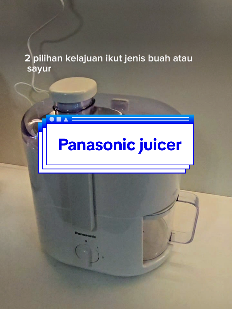 Nak buat jus fresh di rumah? Panasonic Compact Juicer MJ-CS100WSK pilihan tepat! #panasonic #juicer #jusfresh  ✨#creatorsearchinsights #helpfulproducts 
