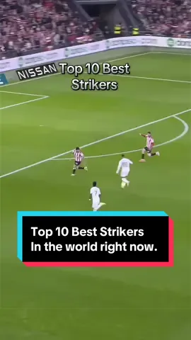 Top 10 best strikers in the world right now.  #fyp #foryoupage #footballtiktok #beststrikers #Soccer 