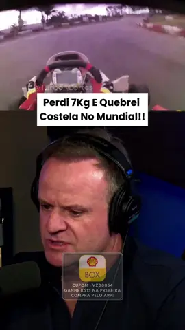 Rubinho correu o Mundial com a costela QUEBRADA 😳 O pai deixou claro que ele poderia parar. Mas Rubinho sabia o esforço que a família tinha feito para conseguir aquela oportunidade e decidiu continuar. ⛽ Use o cupom VZD0054 e ganhe R$15 na primeira compra pelo app ShellBox 🚗💸 #RubensBarrichello #Kart #Formula1 #Automobilismo #TurboCortes