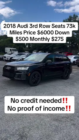 No credit check No proof of income #fyp #atlanta #carsoftiktok #audi #toyota 