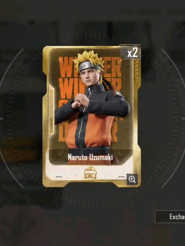 Naruto Uzumaki Card Available #pubgmobile #foryoupage 