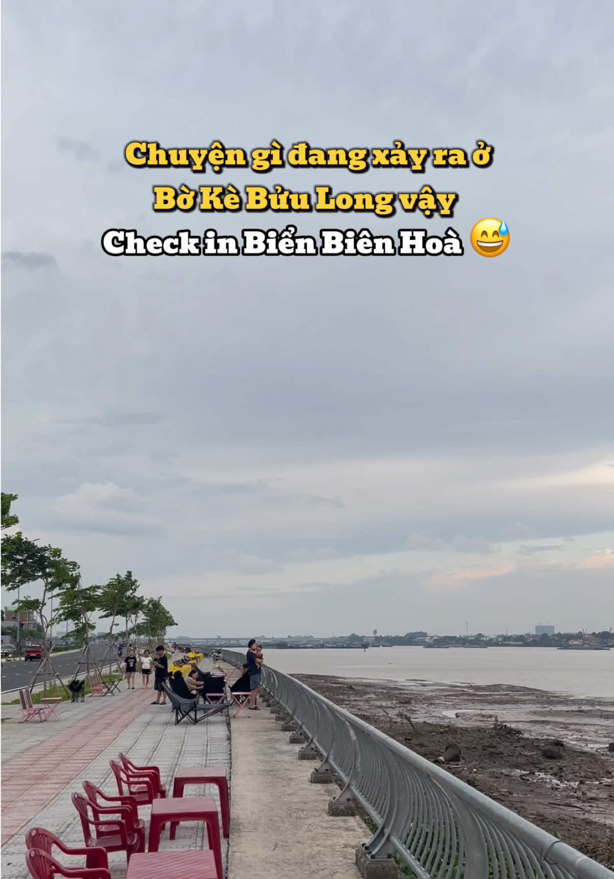 Chuyện gì đang diễn ra ở Bờ Kè Biên Hoà mới vậy 😅 #bienhoa #anuong #cafebienhoa #bokebienhoa 