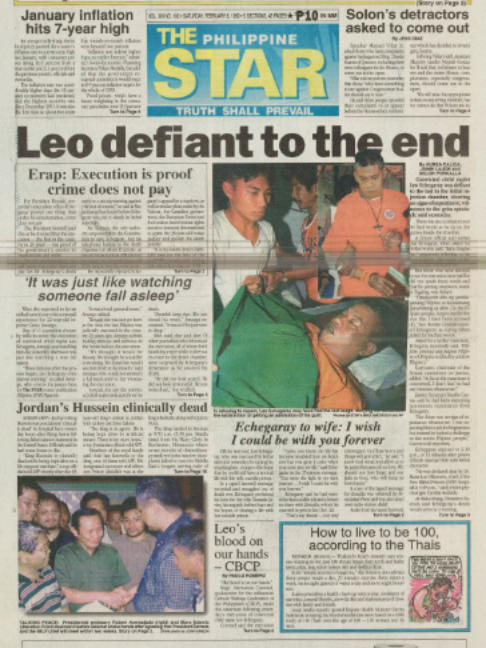 Noong 1999, hinatulan ng death penalty gamit ang lethal injection si Leo Echegaray. Ngayong laganap na naman ang krimen sa bansa, nararapat bang ibalik ang parusang kamatayan? Panoorin ang buong video sa aming YouTube channel. #newsph #philippinestar #deathpenalty #echegaray#fromthearchives