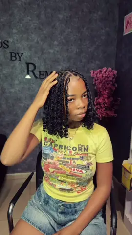 My pretty client 🥹💕#shortbohobraids #500kviews #trendinghairstyle #remihairculture #CapCut 