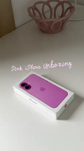 Dream Phone Quick Unboxing ✨#iphone16 #iphone #pink #apple #unboxing 