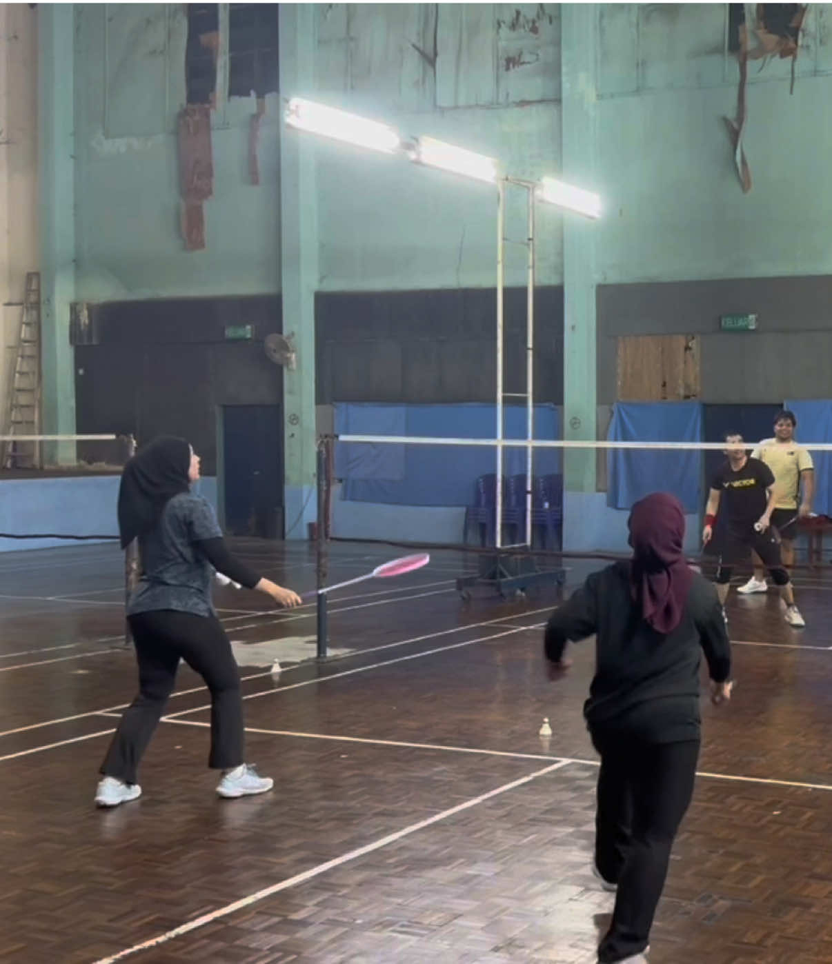 Jom ikut saya training dengan Coach saya 🥰 #badminton #fypシ #training #sports 