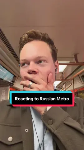 Me as a Norwegian reacting to Russian Metro trains, basically i am shocked how clean and quiet it is 🤯 #russia #nycsubway #metro #europe #usa 
