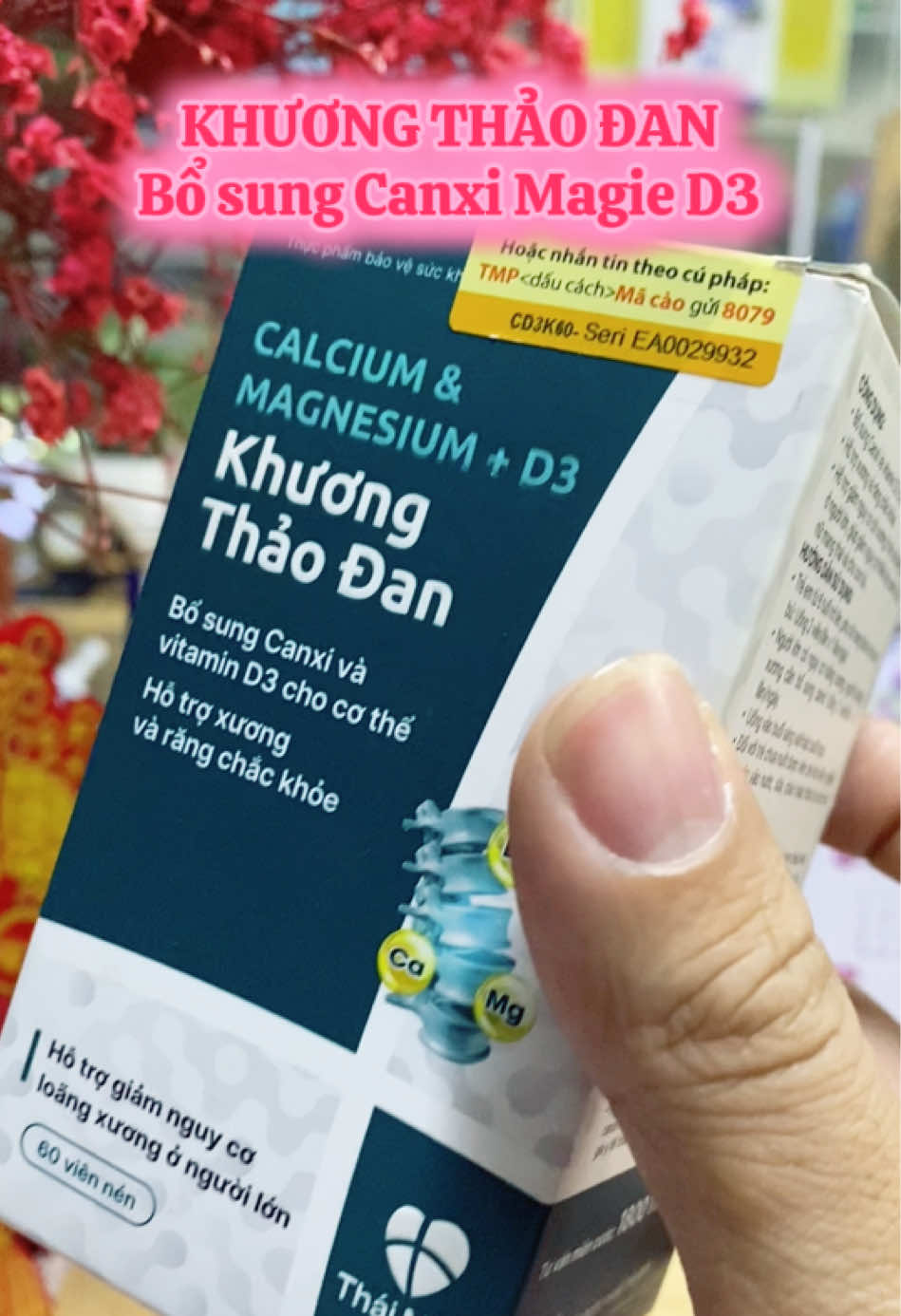 Giúp xương và răng chắc khoẻ #khuongthaodan #bosungcanxi #canximagie #canxid3