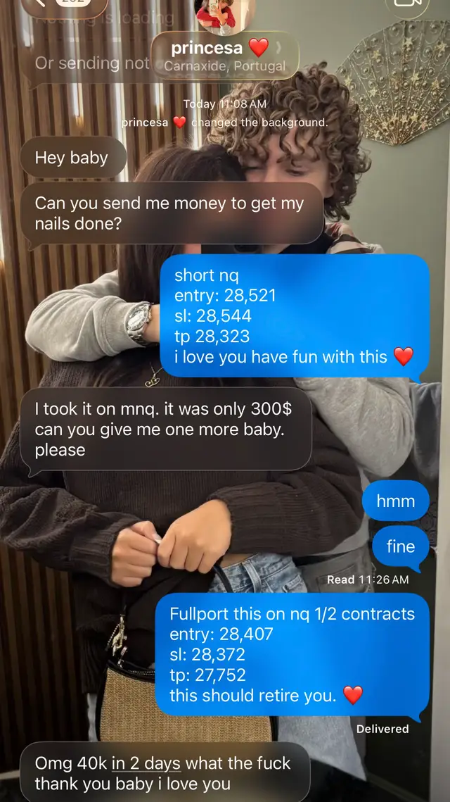 girlfriend paid #gf #daytrader #NQ #fyp #money 