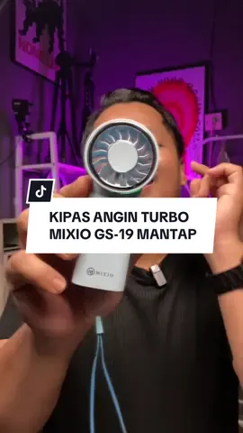 Kipas genggam anginnya mantap!! #kipasangin #kipasgenggam #kipasmixio #mixiogs19 