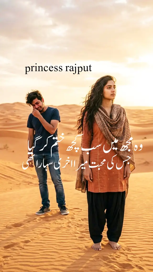 #وہ مجھ میں سب کچھ ختم کر گیا جس کی محبت اخری سہارا تھا میرا #Urdu poetry #sad video #oh viral video #for you 