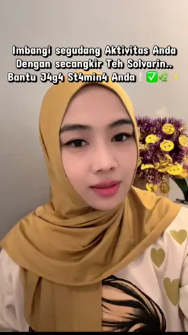 #solvarin #tehdaunkumiskucing #staminaharian #dayatahantubuh #isk 