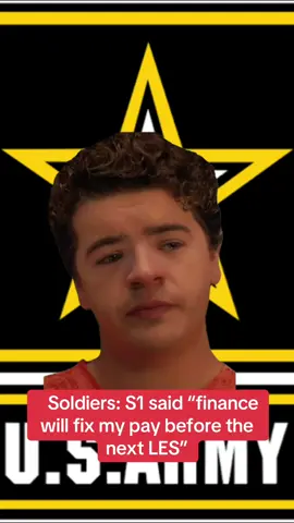Soldiers: S1 said “finance will fix my pay before the next LES” #miltok #army #meme #strangerthings #soldier 