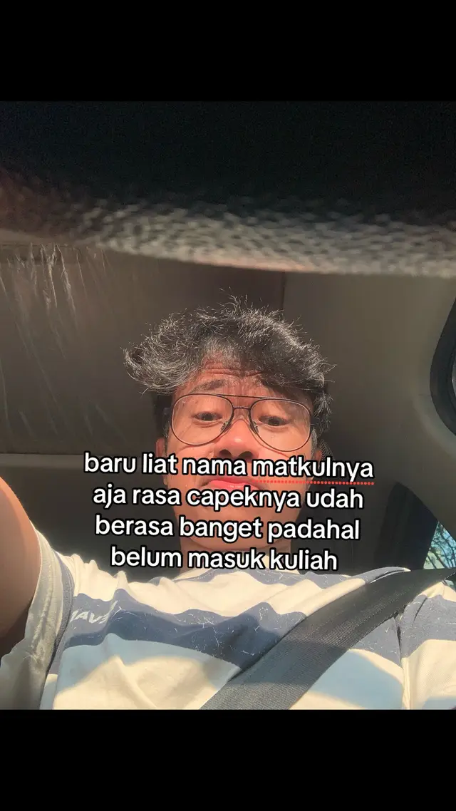 apalagi liat nama dosennya 😣