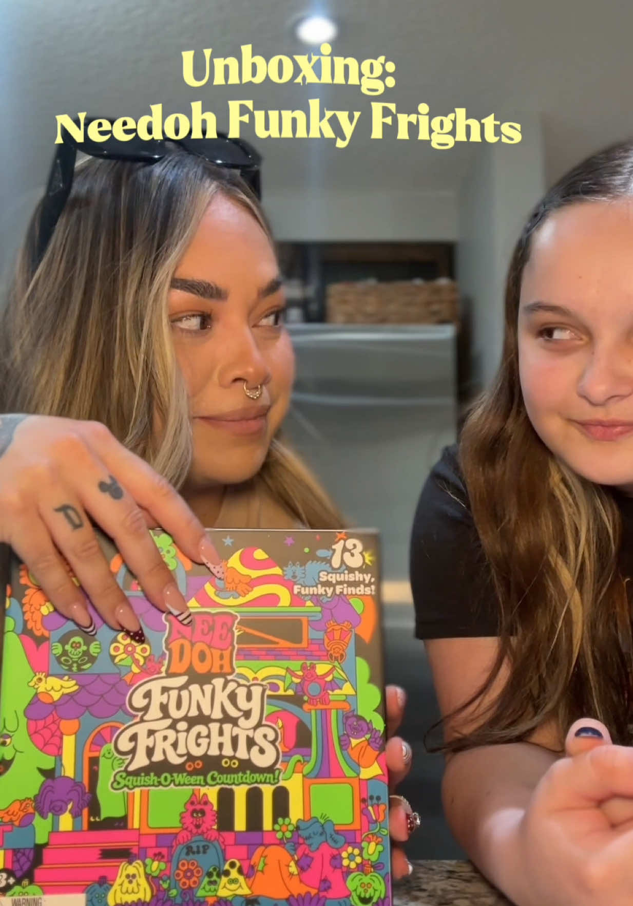 When @NeeDoh Official asks if you want the new Funky Freights Countdown…you instantly say yes because I just secured coolest mom ever award. Will you be trying to snag one of these on your next Needoh hunt?! #needoh #needohhalloween #squish #needohhunting #halloweenneedoh 