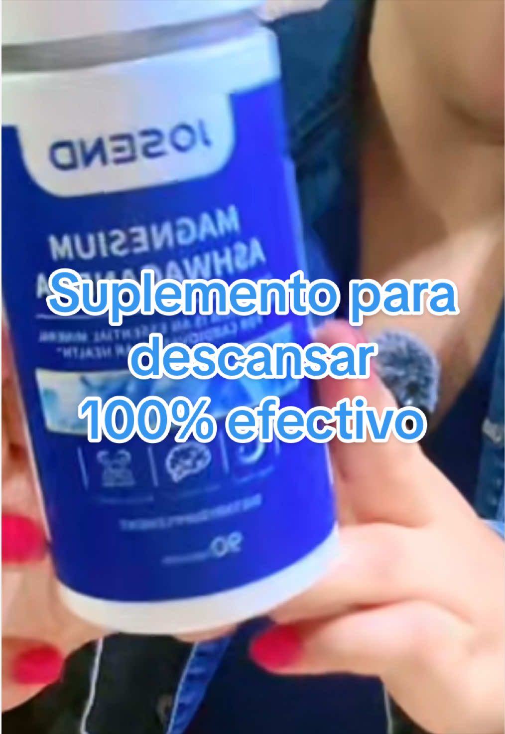 JOSEND Magnesio & Ashwagandha | Fórmula para el Equilibrio, Descanso y Vitalidad | 90 Cápsulas - Hecho en EE. UU. #josend #ashwagandha #magnesio #descanso #dulcessueños 
