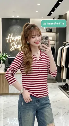 Áo Thun Giấy Dài tay Cổ Trụ 