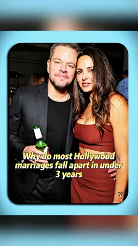 Why do most Hollywood marriages fall apart in under 3 years, but Matt Damon and Luciana Barroso stayed in love for nearly 21  #celebrity #foryou#usa #fyp #celebritynews