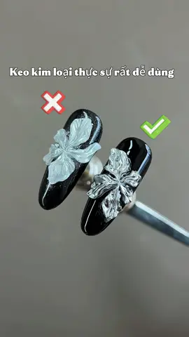 Keo kim loại 3D có thể được sử dụng để tạo hình 3D siêu nhỏ, dán, in chuyển và vẽ.#nail #TikTokShop88 #TikTokBeautyFestVN #nailart #TikTokAwardsVN 