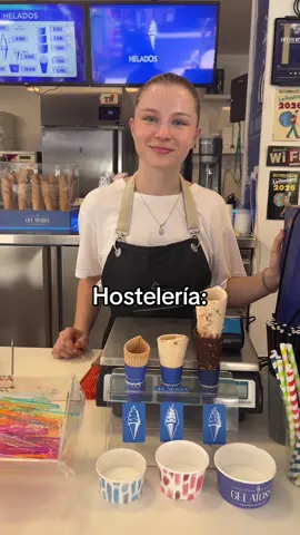 Adoramos a los clientes ❤️ #hosteleria #helado #heladeria #humor