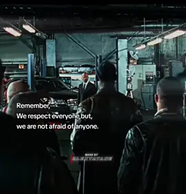 Remember, We respect everyone, but we are not afraid of anyone. #jasonstatham #jasonstathamedit #respect #everyone #afraid 