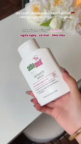 Sebamed Intimate Wash pH 3.8 – Dịu nhẹ cho vùng kín 🌸 🏷️ 3️⃣5️⃣0️⃣🐠 Chăm sóc vùng kín mỗi ngày với Sebamed Intimate Wash pH 3.8 – công thức dành cho làn da nhạy cảm, giúp làm sạch dịu nhẹ và hỗ trợ duy trì cân bằng hệ vi sinh tự nhiên. ✨ pH 3.8 phù hợp vùng kín ✨ Không xà phòng, paraben & kiềm ✨ Với Aloe vera & Bisabolol ✨ Được kiểm nghiệm phụ khoa & lâm sàng ✨ Dịu nhẹ, thích hợp sử dụng hằng ngày 💗 Sạch dịu nhẹ – chăm sóc đúng cách – tự tin mỗi ngày. 🇩🇪 Hàng chuẩn xách tay Đức chính hãng 📩 Inbox ngay để được tư vấn và đặt hàng! #Sebamed #Intimate #DDVS #duhocsinhduc🇩🇪🇻🇳 #germany  