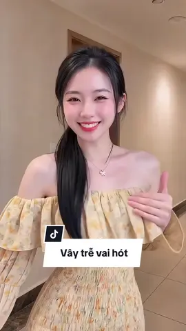 Váy trễ vai  xinh #vayxinh #vaybody #thoitrangnu #nhaytiktok #thoitrang 