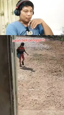 itu ma penggaris tukang🤣 #reaction #komedi 