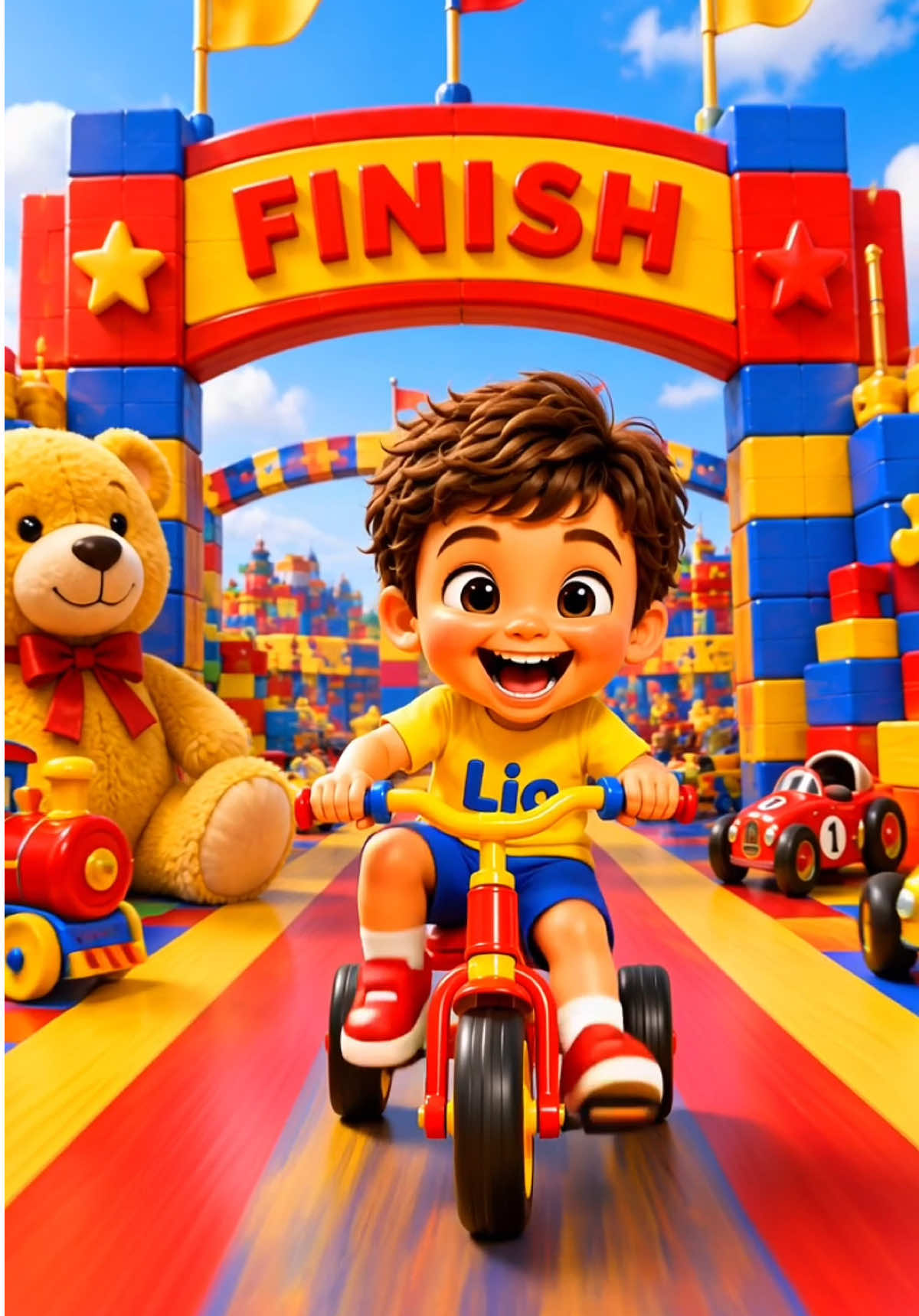 Lio’s Tricycle Adventure 🚲🌈✨ #KidsCartoon #KidsAnimation #CartoonForKids #KidsVideos #Kids2026