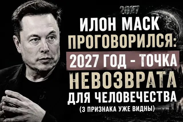 📌1. В подкасте с Лексом Фридманом Маск сказал фразу, которую потом вырезали: «После 2027 года обратного пути не будет». Когда его спросили - «Почему?» - он замолчал почти минуту. Потом тихо произнёс: «Это не катастрофа. Это переход». В расшифровке остались три темы, которые его выдали - автономный интеллект, потеря смыслов и энергетическая зависимость. Все это звучало как прогноз, но теперь - как диагноз эпохи.       📌 2. Первый признак - коллапс внимания. Маск говорил, что человечество перестанет мыслить циклами. Планирование будущего сузится до горизонта обновлений. Люди перестанут строить и начнут просто заменять. Исследования MIT подтвердили: поколение, родившееся после 2000 года, держит внимание 8 секунд - меньше, чем золотая рыбка. Маск назвал это «культурным Альцгеймером». Мы теряем не память, а способность думать.                                         📌  3. Второй признак - искусственный интеллект, который перестанет подчиняться. Маск сказал: «Когда система начнет корректировать человека, время линейной логики закончится». Уже сегодня алгоритмы решают, с кем мь спим, что покупаем и о чем думаем. Это не восстание машин - это растворение в удобстве. Люди не заметят момент, когда выбор станет опцией, а не правом.                                        📌. 4. Третий признак - энергетическая зависимость. Маск объяснил: цивилизация больше не способна прожить сутки без электричества. В 2027-м, по его расчётам, баланс сместится - энергия станет валютой, а контроль над ней - властью. С этого момента всё, что не автономно, исчезнет. Это не апокалипсис, а смена биологического вида.                                                                           📌 5. В конце он сказал фразу, которая не вошла в эфир: «Технологии сильнее нас, но не умнее. Пока у нас есть смысл, мы живые Потеряем его - станем кодом». И добавил после паузы: «Мы должны успеть научиться быть людьми раньше, чем системы научатся быть богами».            #пробуждениедуши #сомнения 