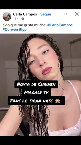 Le tiran hate a la novia de curwen, magaly despues del ampay, los fasn no perdonaron y se pronunciaron en las redes de Carla la novia de curwen 🙊🙈🧐 #clips #noviadecurwen #magalytv #curwen #peruanos 