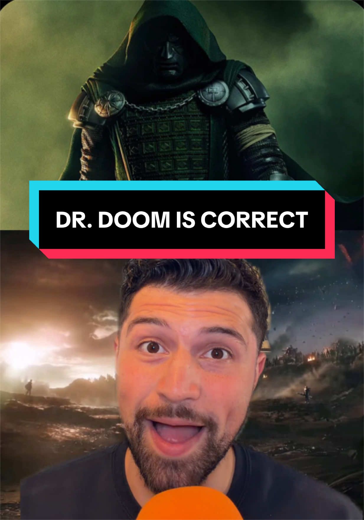 Do you side with Dr. Doom for Avengers: Doomsday? Why is he the most powerful MCU villain? #avengersdoomsday #drdoom #mcutok #thanos #avengers 