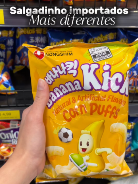 E esses sabores diferentes de salgadinho? Provariam qual, ricklovers?