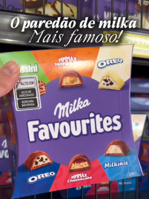 O paredão de Milka mais famoso! Qual seu tipo de Milka favorito?