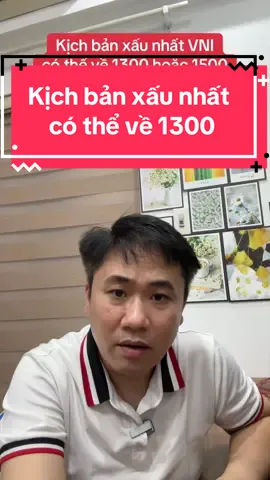 Kịch bản xấu nhất của thị trường Chứng Khoán là VNI có thể sẽ về 1300 