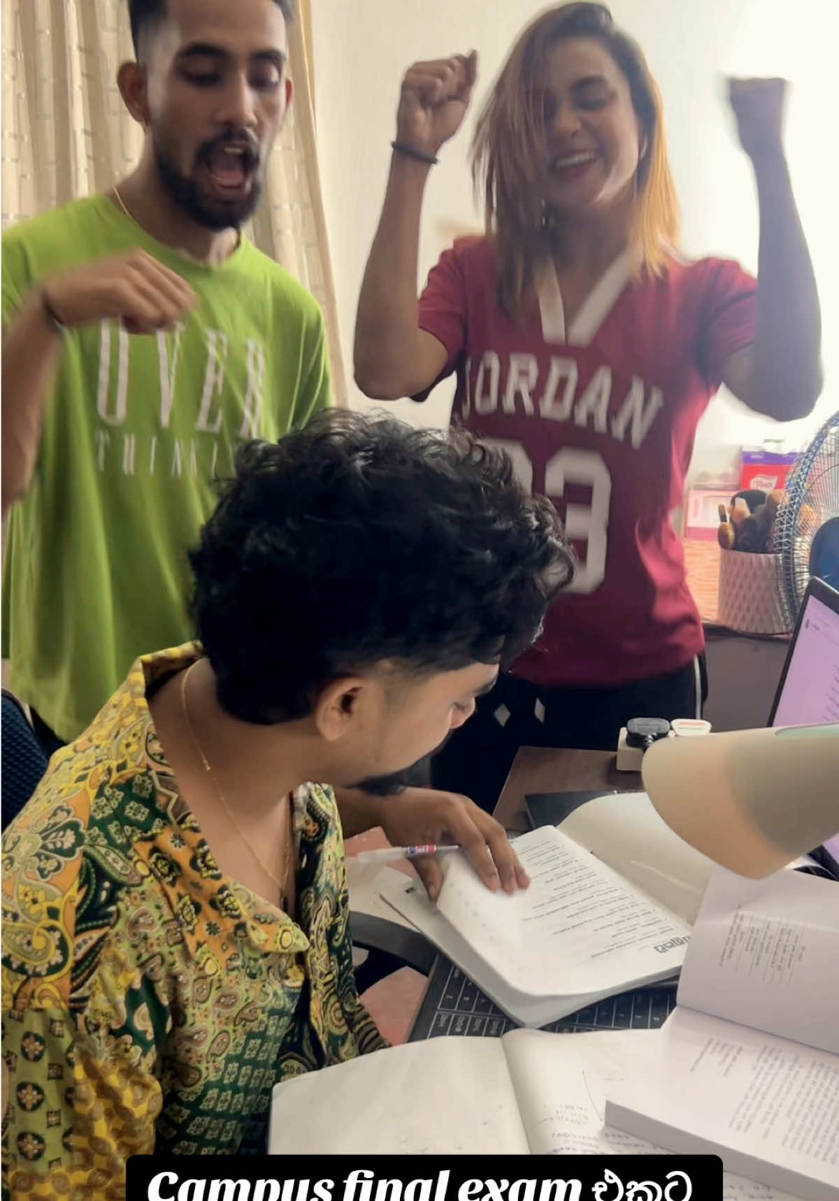 Campus final exam එකට පාඩම් කරන්න full sup එක දෙන අපි 🤣🥲😆 @ANUSHKA @Devaka Harshan @am.prasad  🤭