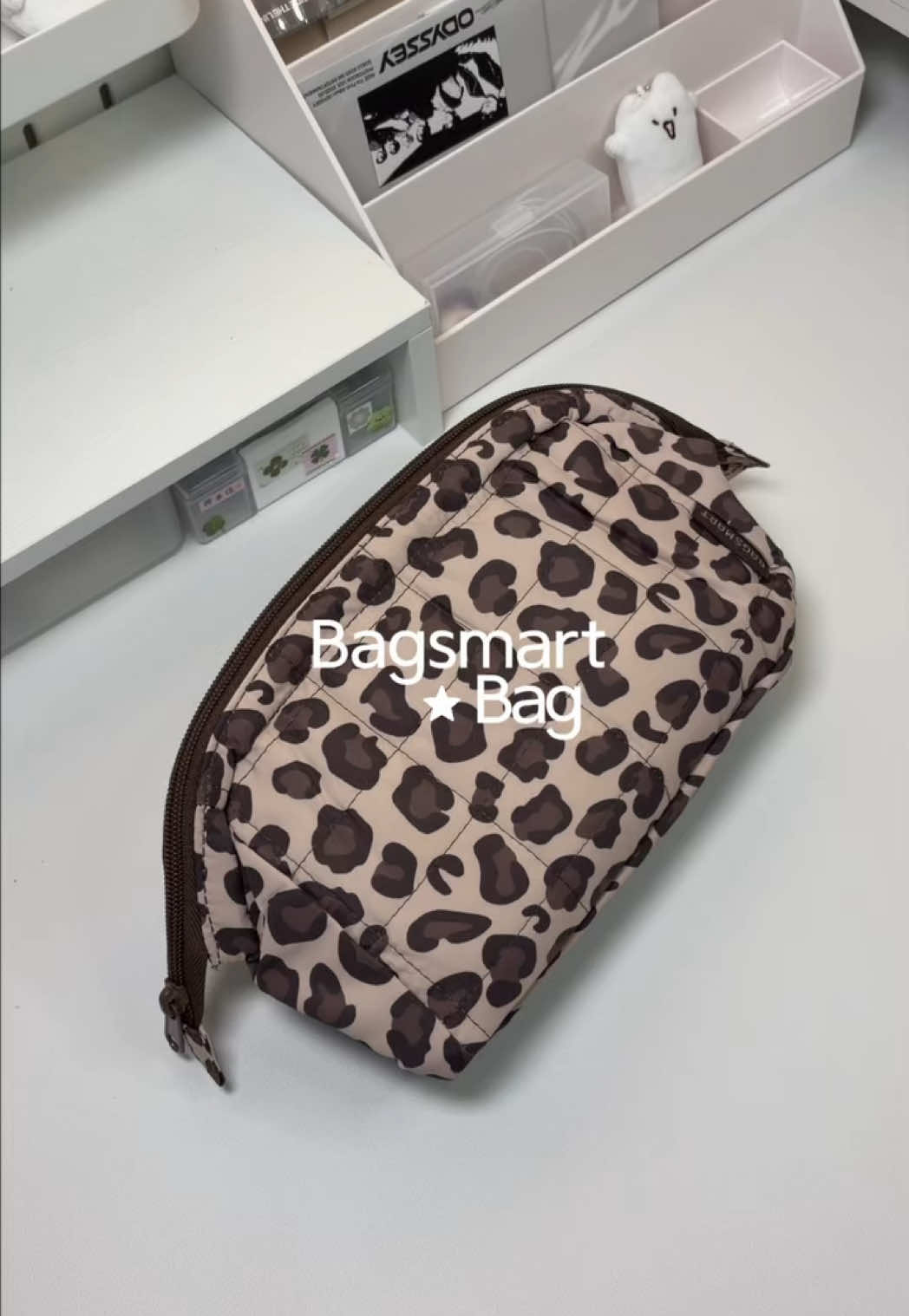 ลายใหม่ 🐆 #bagsmart #กระเป๋าเครื่องสําอางค์พกพา 