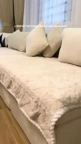 Soft and comfy sofa cover ✨ #fypシ #fyp #lunava #sofacover #nonslip 