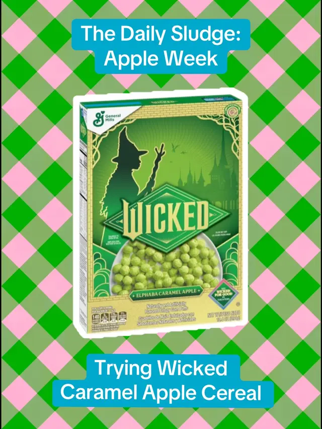 For a caramel apple cereal I would expect a little more apple. But I can say that my 2 year old niece loves it. It has been her favorite cereal for a while now. #wicked #caramelapples #cereal #pumpkinspice #oatmealcookies 