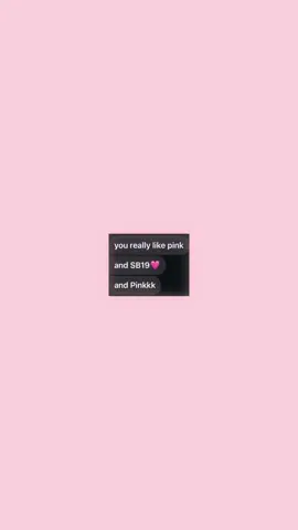 I LOVE pink and  @SB19 Official !!🩷💖 #pink #sb19 
