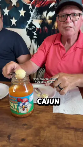 If you like your snacks with a little kick, you need to try these Crazy Cajun Fat Eggs from Da Bay Pickle Factory! Packed with bold Cajun flavor, these are perfect for snacking, adding to your favorite meals, or keeping in the fridge when that spicy craving hits. #pickledeggs #cajunfood #spicysnacks #tiktokshopcreatorpicks #tiktokshop 