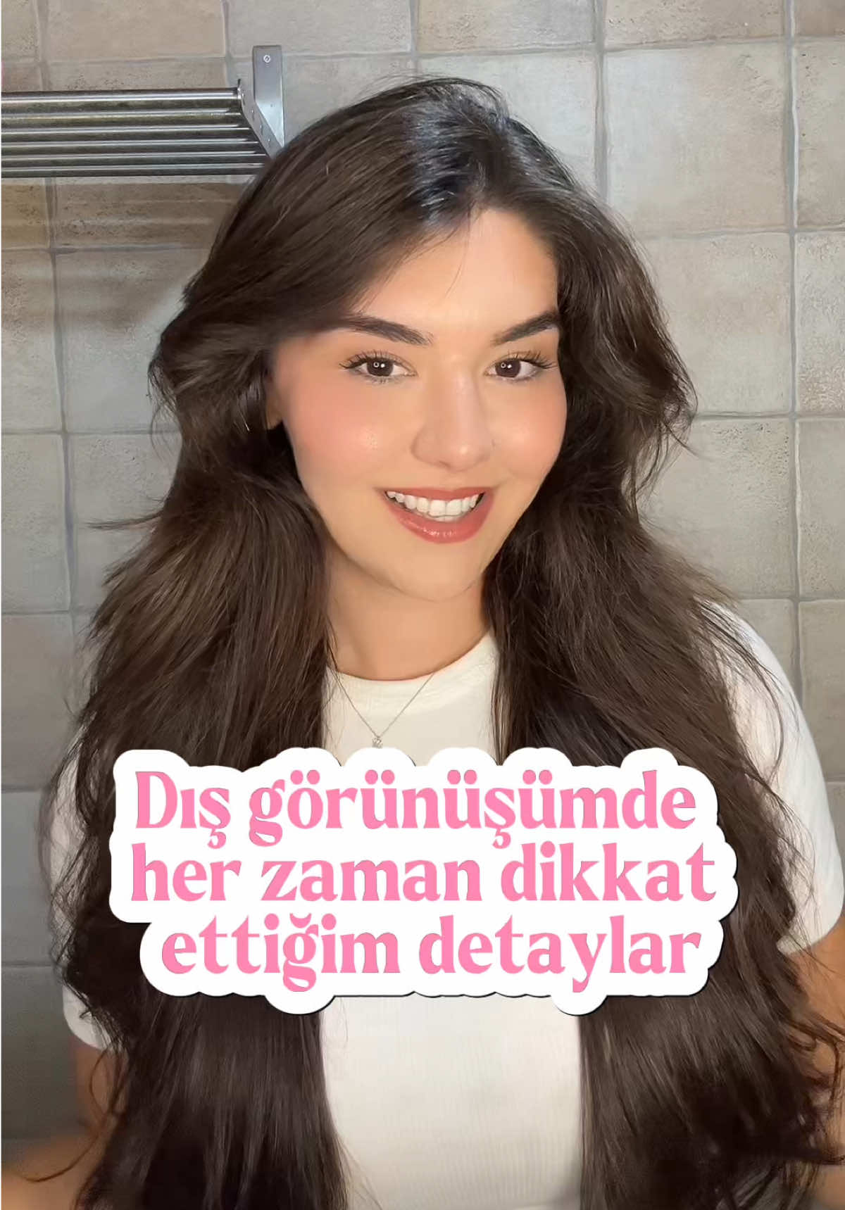 Dış görünüşümde her zaman dikkat ettiğim detaylar 🩷✨ #saçbakımı #ciltbakımı #haircare #girl #girls 
