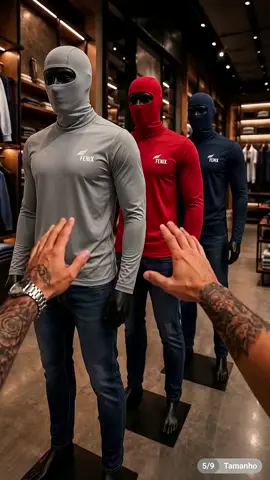 camisa térmica com Balaclava #kitcamisa #kit #balaclava #kitcamisafeminina 