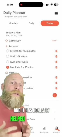 Big goals but never enough time to get it done?  Let AI help you turn your goals into action.  Available on the App Store & Google Play.  #productivityapp #aiassistant #personalgrowthtips #routra #alemixtech 