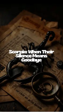 ♏ Scorpio: When Their Silence Means Goodbye ♏ Discover why Scorpio's silence can signal emotional withdrawal, lost trust, and the end of deep attachment. Has a Scorpio ever gone completely silent on you? Share your story. 🦂🖤 #CosmicBlueprint #Astrology #Psychology 