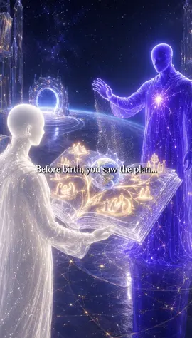 Before birth, the soul may glimpse its possible path, the people it could meet and the lessons ahead. Then the memory is veiled, allowing every earthly choice to become real. ✨ #SoulJourney #BeforeBirth #LifeBetweenLives #SpiritualAwakening #SoulPortals
